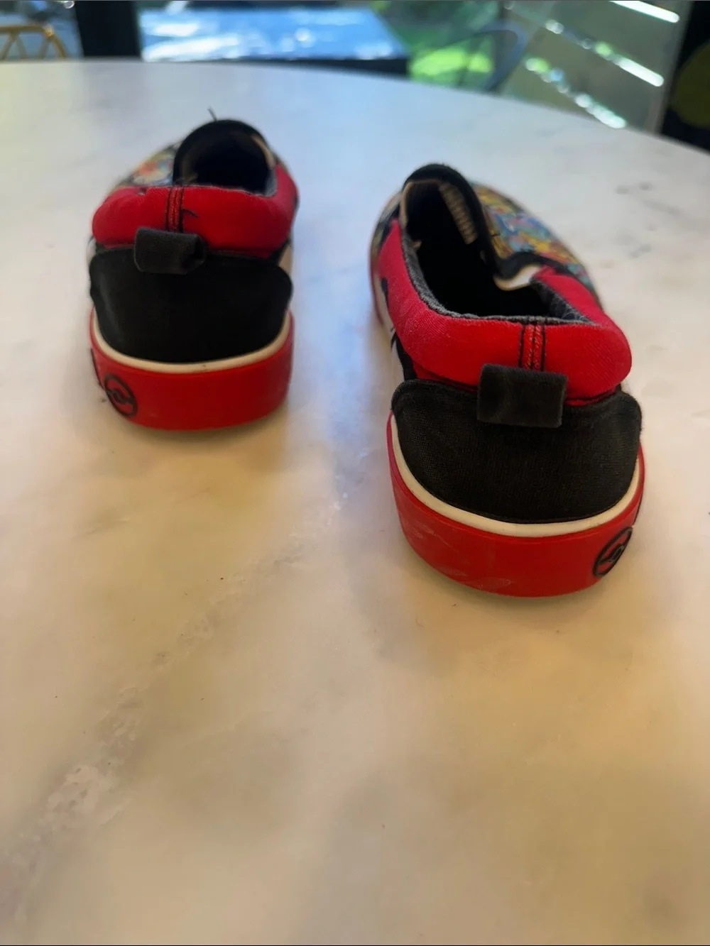 Kids Slip-On Pokémon Sneakers in Red